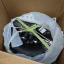 Upgraded 16" Flat Free Wheelbarrow Wheels and Tires, 4.80/4.00-8 Solid Tires with 5/8" & 3/4" Bearings,14"-16" Universal Fit Wheelbarrow Wheels for Wheelbarrows/Garden Trailer