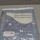 Hokibero 100% Blackout Curtains Faux Linen Textured 90 Inches Long for Bedroom Living Nursery Boys Room Darkening Thermal Insulating Black Out Curtains for Patio Door Summer Winter Heat Blocking Blue, Size: 52"W x 90"L (Pack of 2)