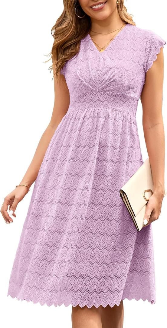 Wedtrend Cocktail Dresses for Women Mother of The Bride Dresses Lace Formal Dresses Homecoming Dresses for Teens (S)