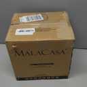 MALACASA Ceramic Mini Pie Pans Set of 6, 6 Inch Pie Plates for Baking with Ruffled Edge, Small Quiche Baking Dish Pans Tart Pans, Individual Pot Pie Plates, Microwave & Oven Safe, Khaki White