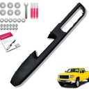 80994 Front Left Driver Side Armrest Repair Kit Fit for Chevy Silverado Suburban Tahoe Avalanche For GMC Sierra Yukon 2010-2014 Door Panel with Release Handle Above Armrest 27In - Black - GM# 84127280