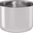 Sicheer Stainless Steel Inner Pot Replacement Insert Liner Accessory Compatible with Ninja Foodi 8 Quart