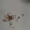 Herdear 40 Pieces Blank Ring Plated 12 mm DIY Adjustable Flat Blank Ring Base Jewelry Making Supplies(Silver, Gold, Rose Gold, Antique Bronze)