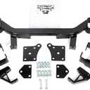 HECASA Golf Cart 6" Lift Kit Compatible with EZGO Electric TXT Medalist 1994.5-2001.5 Black Steel Drop Axle