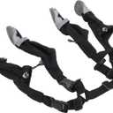 Dog Suspender Booties, Anti Dirt Water Proof Shoes Leggings for Winter, Pet Adjustable Suspender Pants with Elastic Strap for Outdoor Walking Hiking and Claw Protectors (4:L)