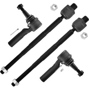 ASTARPRO - 4pcs Front Tie Rod Ends Outer and Inner Complete Kit Compatible with 2010-2015 Chevrolet Camaro