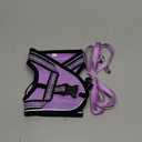 rabbitgoo Cat Harness and Leash Set for Walking Escape Proof, Adjustable Soft Kittens Vest with Reflective Strip for Cats, Comfortable Outdoor Vest, Light Purple, XL