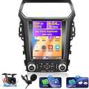8 Cores 4+64G Android Radio for Ford Explorer 2011-2019, 9.7" Touch Screen for Explorer Carplay Android Auto with 32EQ Bluetooth5.0 WiFi GPS Navigation Mirror Link Backup Camera 1280 * 720 Resolution