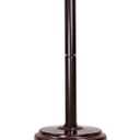Amazon Basics 46,000 BTU Portable Outdoor Propane Patio Heater with Wheels, Commercial & Residential, Easy to Use, with Water Tank, Havana Bronze, 32.1 x 32.1 x 91.3 inches