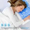 Technogel Deluxe Cooling Gel Pillow - Patented Cooling Technology, Odorless Memory Foam Breathable Ergonomic Support for Side & Back Sleepers with Washable Cover, 4.5" (Medium), Medium Standard 4.5"