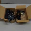 Veise Fingerprint Door Lock with 2 Lever Handles - Keyless Entry Door Lock, Electronic Keypad Deadbolt, Digital Smart Code & Front Handle Sets, Auto-Locking, Easy Installation, Matte Black