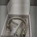 Bluetooth Headset, Wireless Headphones with Microphone Noise Canceling & USB Dongle, V5.0 Trucker Bluetooth Headset with Mic Mute & Charge Dock for PC/Laptop/Phone/Meeting/CallCenter/Office Gold