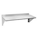 Hally Stainless Steel Shelf 14 x 48 Inches, 350 lb, Commercial Wall Mount Floating Shelving for Restaurant, Kitchen, Home and Hotel (Without Hooks)