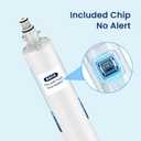MARRIOTTO Replacement for GE RPWFE, RPWF (Built-in CHIP) Refrigerator Water Filter, Compatible with GFE28GELDS, PFE28KELDS, PFE28KYNFS, GFD28GELDS, GYE22HMKES, GFE28GYNFS, GFD28GYNFS, Pack of 2