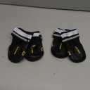 QUMY Dog Shoes for Large Dogs, Medium Dog Boots & Paw Protectors for Winter Snowy Day, Summer Hot Pavement, Water-Resistant in Rainy Weather, Outdoor Walking, Indoor Hardfloors Skid-Resistant Sole (Size 5: 2.4''x2.8''(W*L) (Pack of 4))