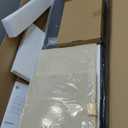 WLIVE Dresser TV Stand with Power Outlets, Led Dresser for Bedroom, Fabric Chest of Drawers with Double Open Shelves, Wood Top, Steel Frame, 6 Drawer Dressers for Closet, Living Room, Dark Grey