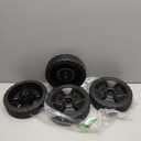 CheeMuii 4 Pack HRN216 Lawn Mower Wheels Kit 2 Rear Wheels Replace for 42710-VR8-N00ZA and 2 Front Wheels Replace for 44710-VR8-N00ZA Compatible with Honda HRN216 Lawn Mower