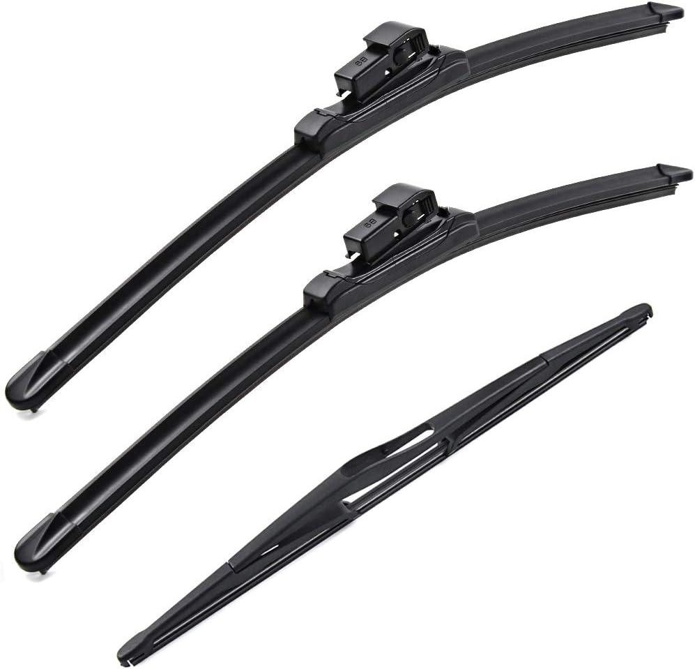 MIKKUPPA 21"+21"+14" Windshield Wipers - Replacement for 1999-2004 Land Rover Discovery 2 - All Season Front Wiper Blades with Rear, Pack of 3