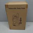 Sump Pump 1HP Clean/Dirty Submersible Water Draining Pump