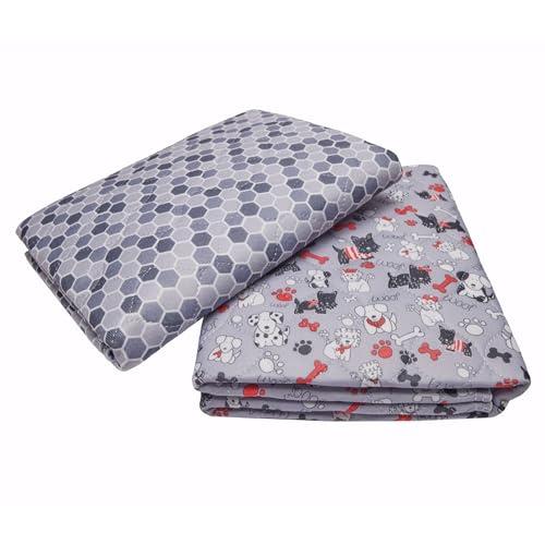 Caldwell's Pet Supply Co. 30x36 Potty Pads, Washable Pee Pads for Dogs, Reusable Pee Pad for Dogs, Puppy Potty Mat, Whelping Rug, Reusable Puppy Mat, Waterproof Rug for Dog, for Medium Dog (Set of 2)