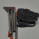 NWGOF Wall Cleaner Mop with 79 Inches Long Handle, 360° Wall Washer Cleaner Tool for Walls/Ceiling Fans/Dust/Baseboard/Floors Clean, Ceiling Cleaner Tool Duster with Squeegee 6 Replacement Pads