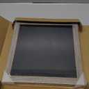 Boho Wall Mirror Decor, Set of 2 Rustic Farmhouse Accent Mirror 12x12 Inch, Square Shatterproof Vintage Style Mirrors for Wall, Small Decorative Mirrors for Living Room, Bedroom(Brown)