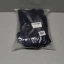 Men's Elastic Waist Jeans Relaxed Fit Stretch Denim Pants Straight Leg Jean with Zipper (Dark Rinse, XL)