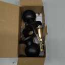 BESTTEN Keyed Entry Door Knob, Heavy Duty Entrance Door Lock, Standard Ball, All Metal, Matte Black