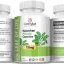 Kalanchoe Pinnata-Leaf of Life (Bryophyllum Pinnatum) 60 Cápsulas De 750mg Bottle.