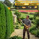 SHOHO Pole Hedge Trimmer Cordless Compatible with Dewalt 20V MAX Battery