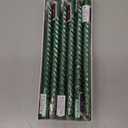 MTLEE 12 Pcs 10 Inch Christmas Spiral Taper Candles Red Green Dripless Twisted Wax Candles, Long Tapered Candles Unscented Candle Sticks for Xmas Home Party Dinner Dining Table Wedding Supplies