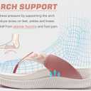 KuaiLu Womens Fashion Orthotic Flip Flops Ladies Athletic Thick Cushion Recovery Thong Sandals Slip On Memory Foam Walking Sandles With Comfortable Plantar Fasciitis Arch Support