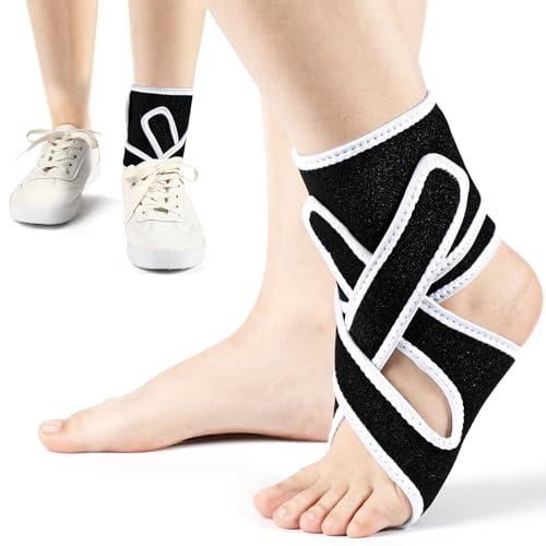 Vertintong Left AFO Foot Drop Brace for Walking with Shoes and Socks Adjustable Ankle Brace Provides Foot Drop Support Walk Arch Supports for Men or Women athletic exercising Sleeping Relief