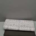 Collive Anti Fatigue Mats for Kitchen Floor, Cushioned Non Skid Kitchens Rug Sets of 2 Waterproof Padded Sink Rugs, Boho Floral Rug Comfort Standing Mat for Home Office, 17.3"x28" + 17.3"x47" (Blue)