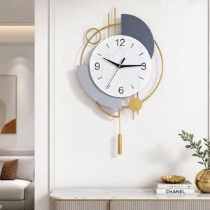 Wall Clocks for Living Room Decor Big Decorative Wall Clocks Battery Operated for Bedroom Kitchen Office Home Large Metal Wall Clock Silent Wall Clock Non Ticking…
