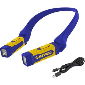 EZRED Anywear Rechargeable Neck Light for Hands-Free Lighting - NP25, Perfect Light for Mechanics, Camping, Hunting, DIY Projects, Reading