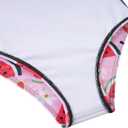 Vieille Little Girls Swimsuit Cute Kids Quick Dry Swimwear with Skirt 3-8 Years (Pink)