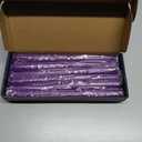 NIKY 10 inch Taper Candles Set of 12 Unscented Dripless Candlesticks 8 Hours Long Burning for Home Decoration Wedding Parties and Special Occasion Purple