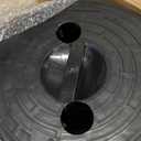 13 x 11.4 x 15 Inch Perforated Sump Basin with Lid Sump Pump Basin Bucket with Drilled Holes for Crawl Spaces,Yards,Patios and Driveways(Black)