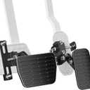 Gas and Brake Pedal Extenders for Short Drivers - Adjustable Length & Angle, Anti-Slip Metal Construction, Compatible with Cars, Go Karts & Ride-On Toys, Easy Installation & Universal Fit