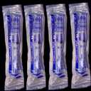 100 Pack 3ml 3cc Plastic Luer Lock Syringe with 18Gauge and Cap, Individually Sealed Wrapped, for Scientific Labs, Measuring Liquid, Refilling or Dispensing