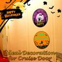2 Pcs Halloween Cruise Door Decorations Halloween Cruise Door Magnets Decor Large Ship Refrigerator Magnets for Cabin Carnival Car Locker Decor Home Kitchen
