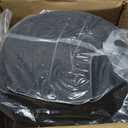 Seville Classics 2-Pack Steel Mesh Round Trashcan Wastebasket for Trash or Recycle in The Home, Office, or Garage, Black, 6 Gallon