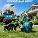 1500W Electric Post Hole Digger, Electric Post Hole,Heavy Duty Earth Auger with 6" Auger Drill Bit & 32.8FT Power Cord, Power Hole Digger Electric for Fence, Drilling, and Tree Planting.