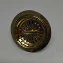 BOTEMY B9171 Gold Kitchen Sink Drain Kit 3 1/2 Sink Strainer for Kitchen Sink with Stainless Steel Strainer Stopper Drain Assembly Basket Strainer Fit Standard Sink Drain Hole