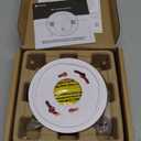 Kidde Hardwired Smoke & Carbon Monoxide Detector, 10-Year Battery Backup, Voice Alerts, Interconnectable LED Warning Light Indicators