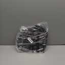 Vorspack Clear Backpack for School - Heavy Duty Transparent Bookbag for Girls Boys Large See Through backpacks for Work, College, Travel - Black