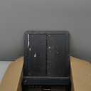 Automatic Chicken Coop Door with App, Battery Solar Powered, Automatic Chicken Door with Timer & Light Sensor - App Remote Control, Anti-Pinch Safety Design & Aluminum Alloy Construction (Black)