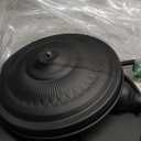 Metal Round End Table, Modern Pedestal Table, Corner Drink Tables, Accent Side Table Nightstand for Living Room, Patio and bar, Black