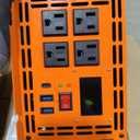 4000 Watt Power Inverter 12V DC to 110V/120V AC Converter Peak Power 8000W Car Inverter with LCD Display 4 AC Outlets, 2 USB & Type-C Port for RV,Truck,Off-Grid Solar System with Remote Controller